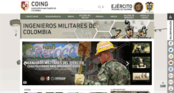Desktop Screenshot of ingenierosmilitares.mil.co